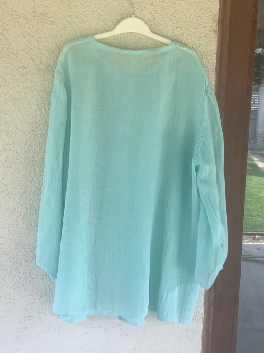 EILEEN FISHER 100% ITALIAN LINEN TUNIC - Picture 5 of 5